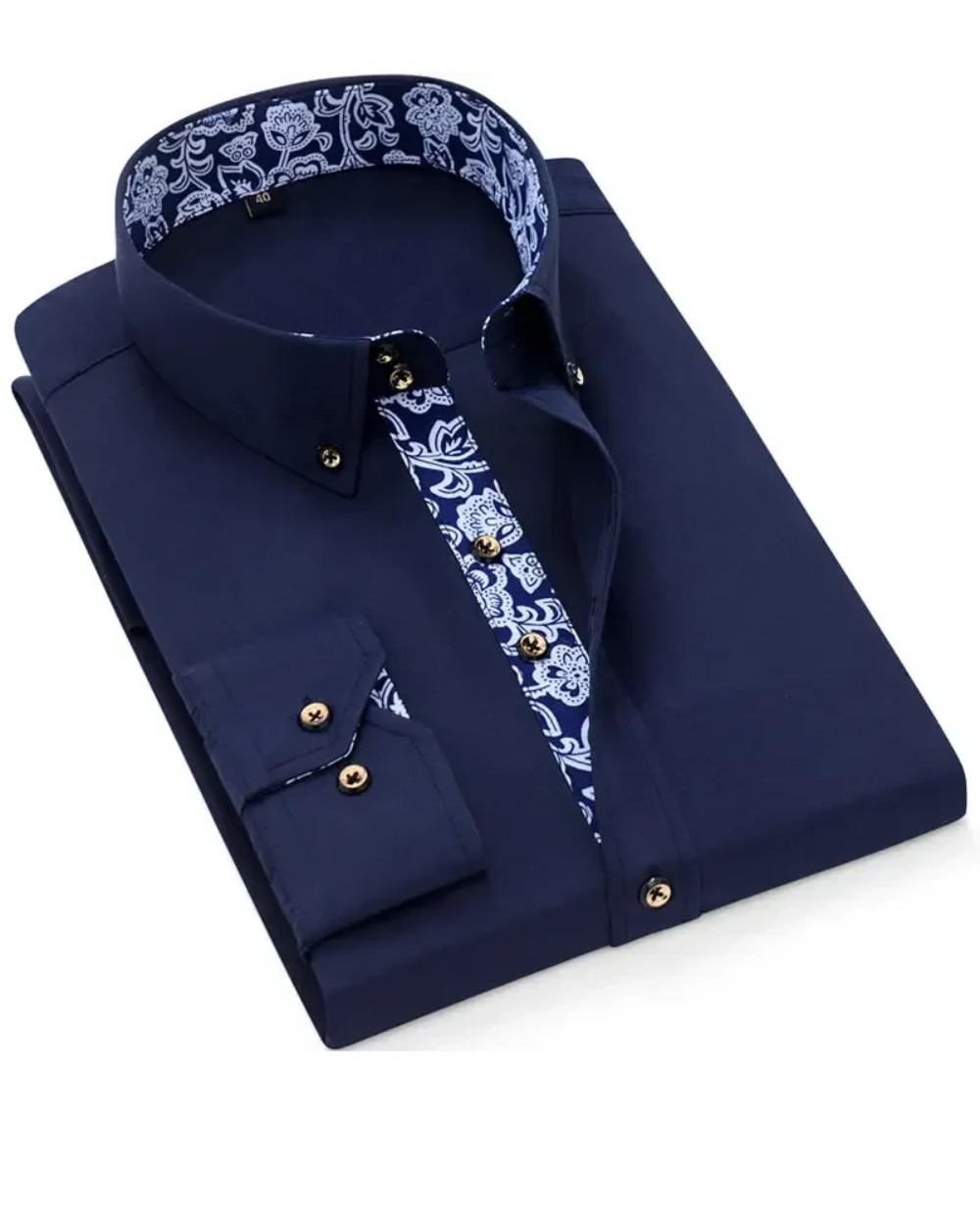 Florenzo | Contrast Collar Shirt
