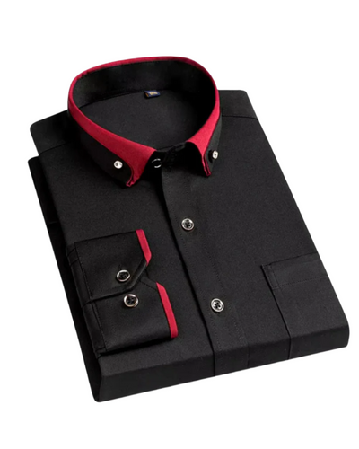 Scott | Contrast Collar Shirt