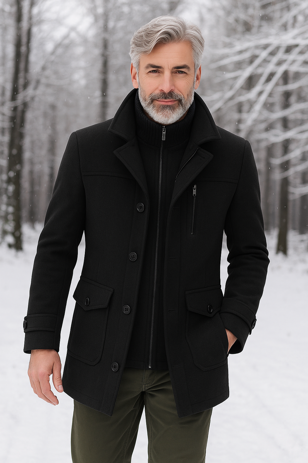 Zain | Wool Trench Coat (Timeless Bestseller)