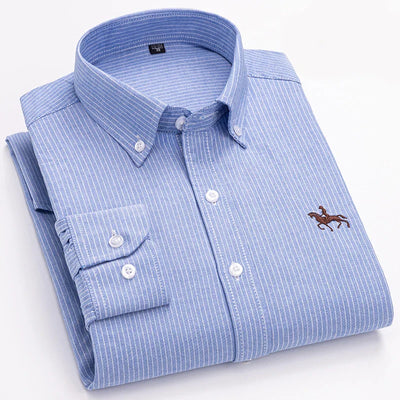 Timothy | Embroidered Oxford Shirt