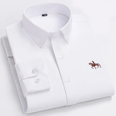 Timothy | Embroidered Oxford Shirt