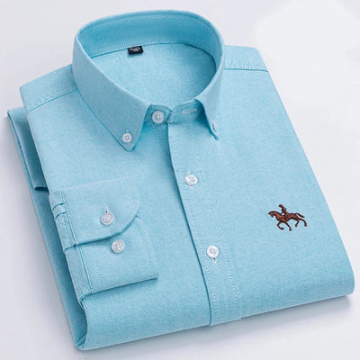 Timothy | Embroidered Oxford Shirt