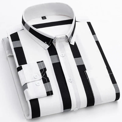 Jason | Bold Panel Stripe Shirt