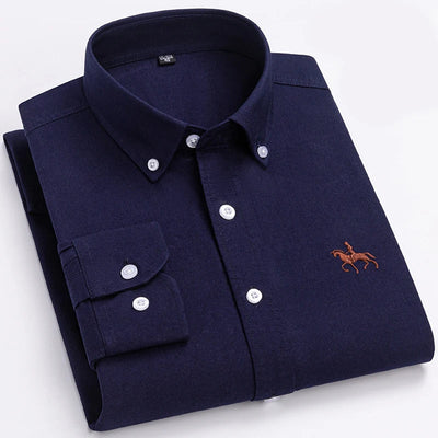 Timothy | Embroidered Oxford Shirt