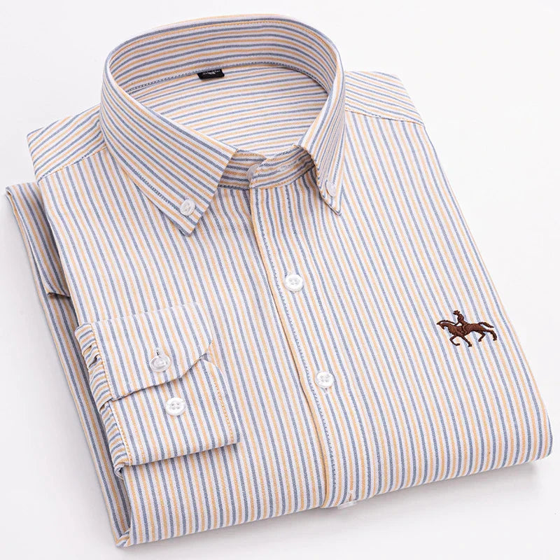 Timothy | Embroidered Oxford Shirt