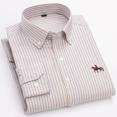 Timothy | Embroidered Oxford Shirt