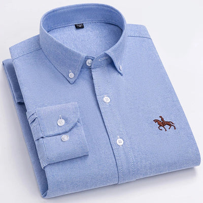 Timothy | Embroidered Oxford Shirt