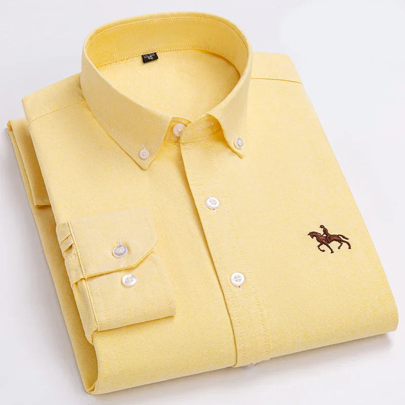 Timothy | Embroidered Oxford Shirt