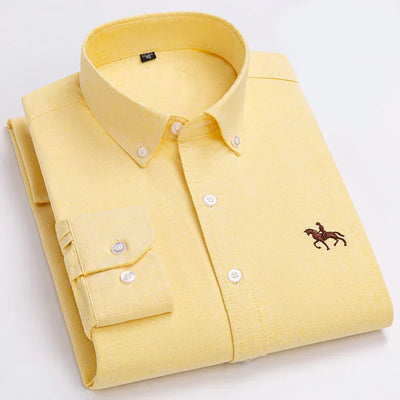 Timothy | Embroidered Oxford Shirt