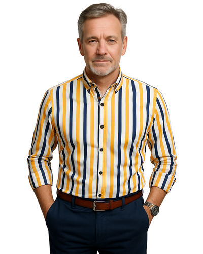Johnny | Bold Stripe Shirt